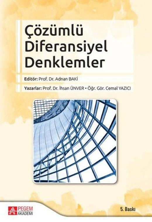 Çözümlü Diferansiyel Denklemler | Pegem Akademi Yayıncılık (İnce Kapak)