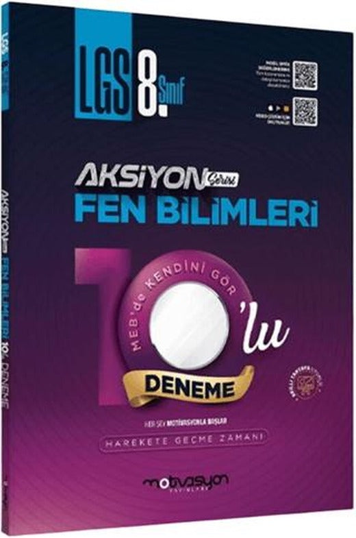 8. Sınıf LGS Fen Bilimleri Aksiyon 10'lu Genel Deneme