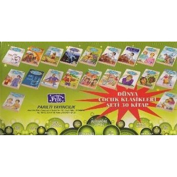 Dünya Çocuk Klasikleri Seti - 50 Kitap Takım | Parıltı Yayınları