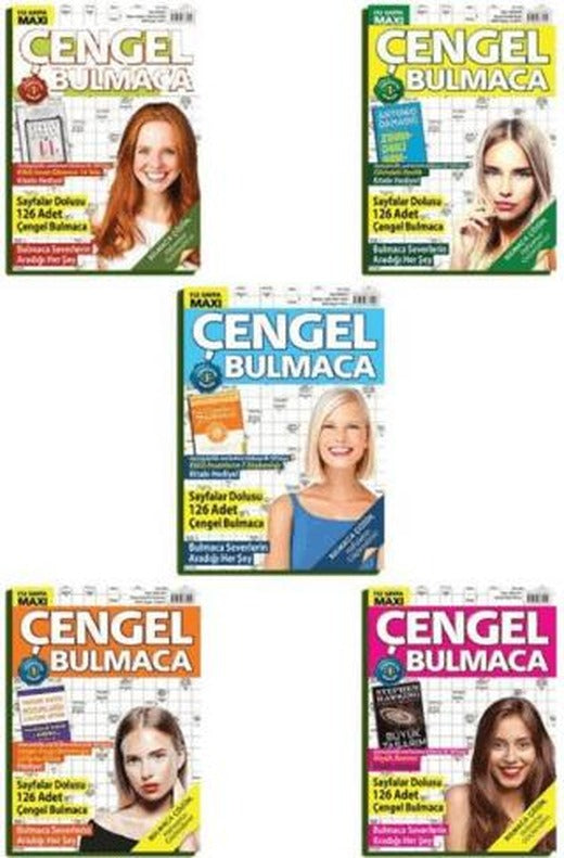 5'li Çengel Bulmaca | Maxi Yayıncılık (Ciltsiz)