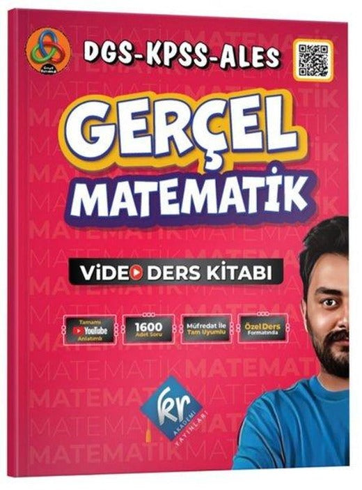 Gerçel Matematik DGS KPSS ALES Video Ders Kitabı | KR Akademi (İnce Kapak)