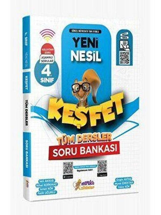 4.Sınıf Tüm Dersler Yeni Nesil Keşfet Soru Bankası | Meraklı Zihinler Yayınları (İnce Kapak)