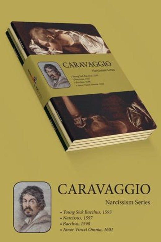 Caravaggio Dörtlü Defter Seti I - Narcissism Series A5 | Retronote