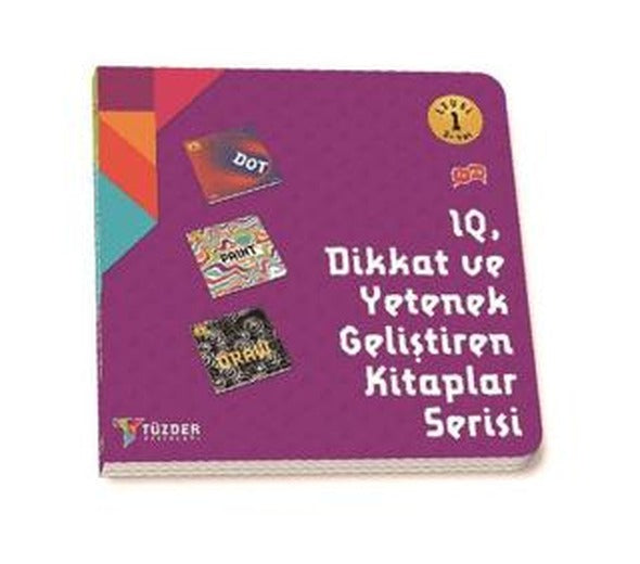 IQ Dİkkat ve Yetenek Geliştiren Kitaplar Serisi Level 1 (3 Kitap Takım) 5+ Yaş | TÜZDER Yayınları (Ciltsiz)