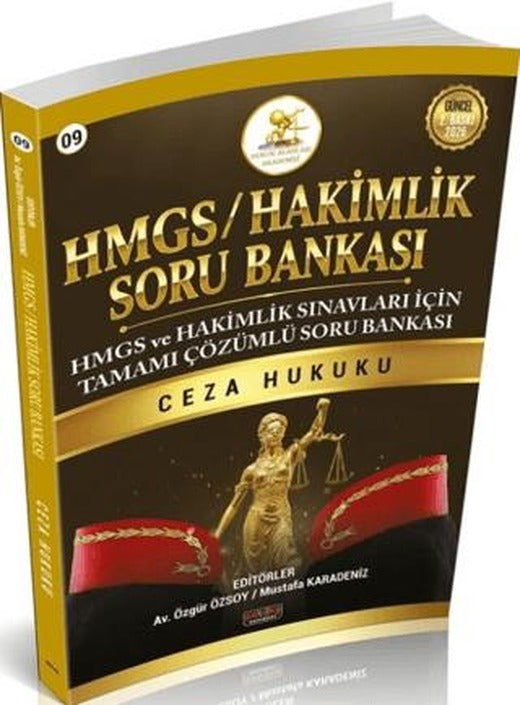 2026 HMGS HAKİMLİK Ceza Hukuku Soru Bankası | Savaş Yayınevi (Ciltsiz)