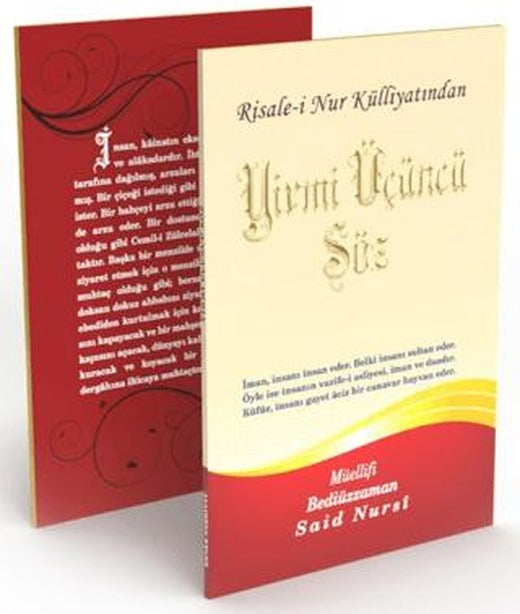 Yirmi Üçüncü Söz Büyük Boy | Envar Neşriyat (Ciltsiz)