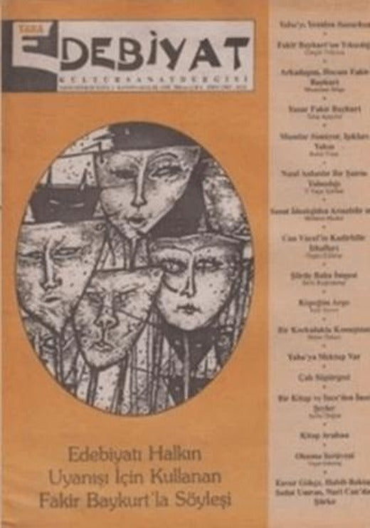 Yaba Edebiyat Dergisi Sayı: 1 | Yaba Dergisi Yayınları (Ciltsiz)