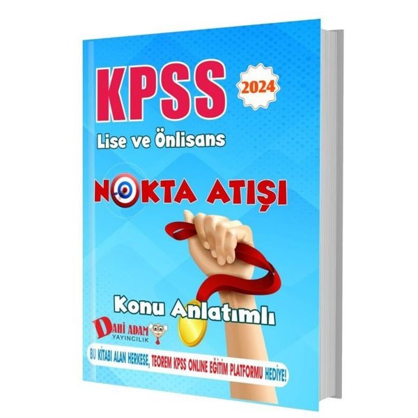 2024 KPSS Lise ve Ön Lisans Nokta Atışı Konu Anlatımlı | Dahi Adam Yayıncılık (İnce Kapak)