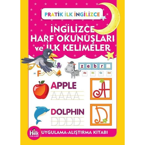 İngilizce Harf Okunuşları ve İlk Kelimeler-Pratik İngilizce | Halk Kitabevi