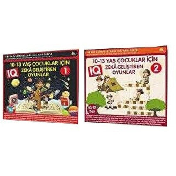 10 - 11 - 12 - 13 Yaş ve Üstü Çocuklar İçin IQ Zeka Geliştiren Akıl Oyunları Seti - 2 Kitap Takım | Ekinoks