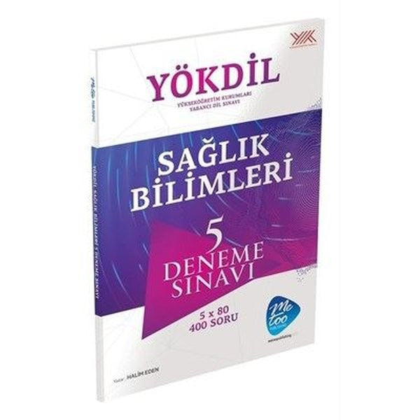 YÖKDİL Sağlık Bilimleri 5 Deneme Sınavı 9609 | Murat Yayınları (İnce Kapak)