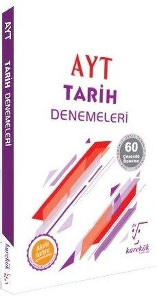 AYT Tarih Denemeleri | Karekök Eğitim Yayın (İnce Kapak)