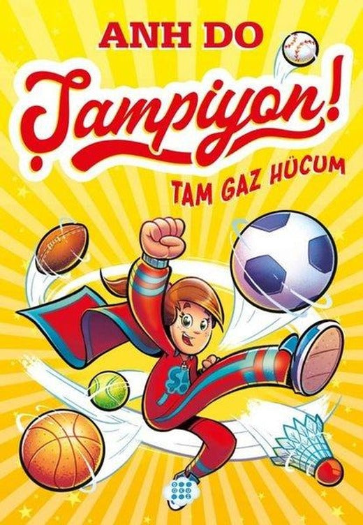 Şampiyon! 1 - Tam Gaz Hücum | Dokuz Yayınları (İnce Kapak)