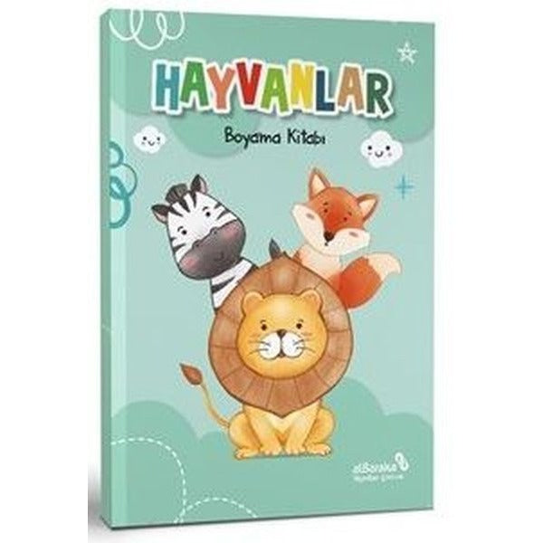 Hayvanlar - Boyama Kitabı | alBaraka Yayınları (İnce Kapak)