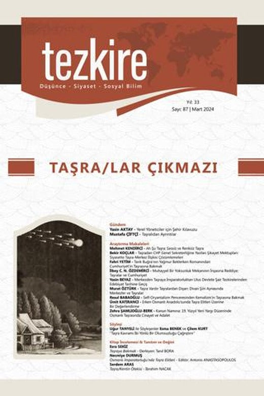 Tezkire 87. Sayı | Tezkire Dergisi (Ciltsiz)