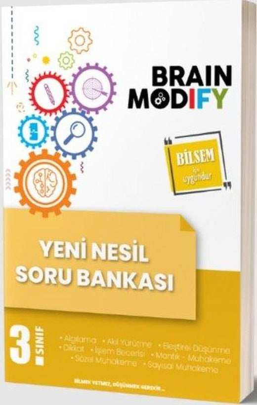 3. Sınıf Yeni Nesil Soru Bankası | Brain Modify (İnce Kapak)