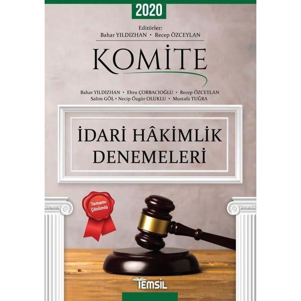 2020 Komite İdari Hakimlik Denemeleri Tamamı Çözümlü 5 Deneme | Temsil Kitap (Ciltsiz)
