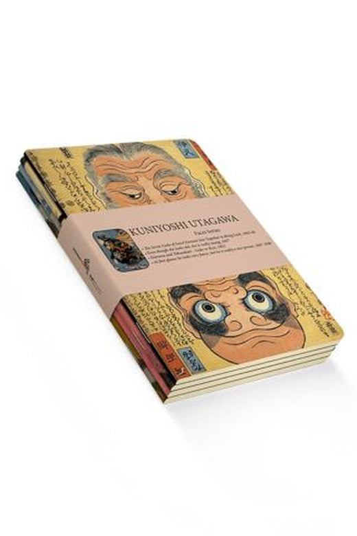 Kuniyoshi Utagawa Dörtlü Defter Seti 1 - Faces Series | Retronote