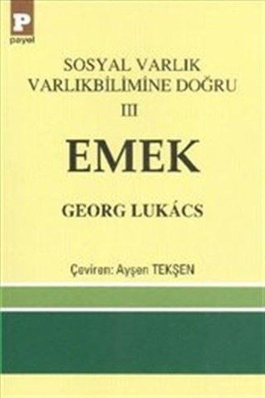Emek-Sosyal Varlık Varlıkbilimine Doğru 3 | Payel (İnce Kapak)