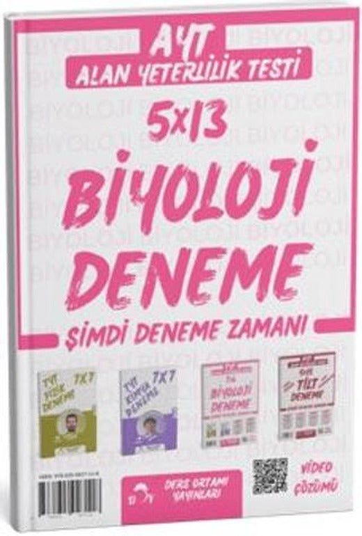 2025 AYT Biyoloji 5 Deneme Tamamı Video Çözümlü | Ders Ortamı Yayınları (Ciltsiz)