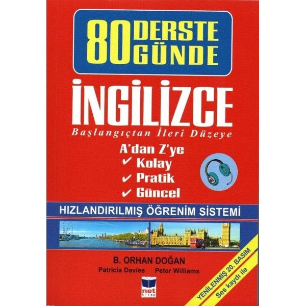 80 Derste 80 Günde İngilizce | Bora Yayıncılık (İnce Kapak)