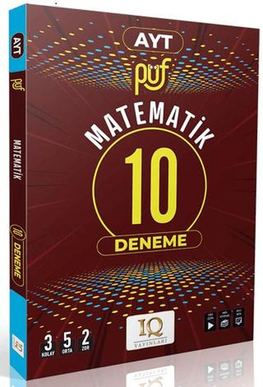 IQ Yayınları AYT Matematik Püf 10 Branş Denemesi