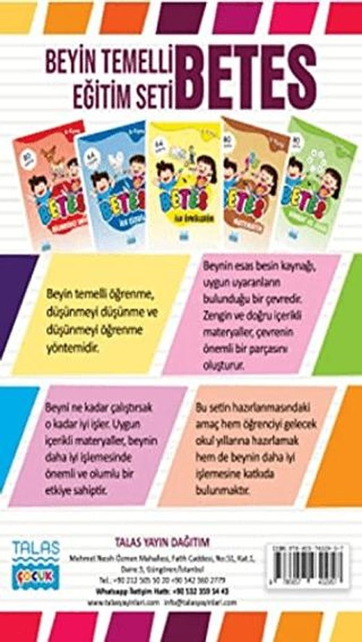 Beyin Temelli Eğitim Seti - Betes ( 5 Kitap Takım )