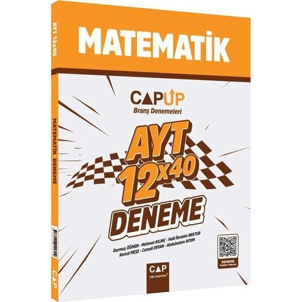 AYT Matematik 12 X 40 Up Deneme | Çap Yayınları (İnce Kapak)