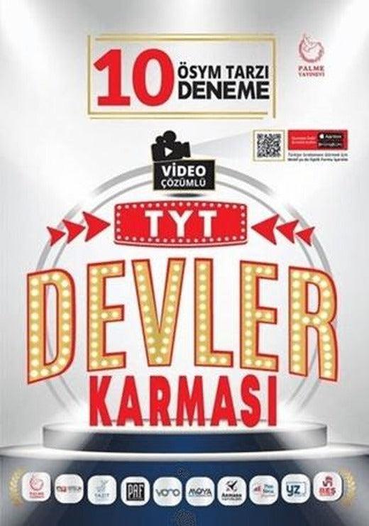 Palme YKS TYT Devler Karması 10 Deneme Sınavı | Palme Yayınları (Ciltsiz)