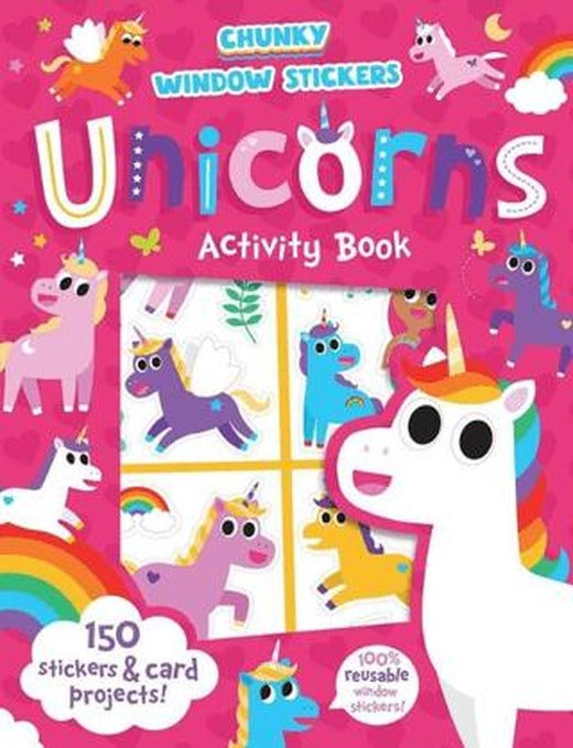 Chunky Window Stickers - Unicorn Activty Book | IMAGINE THAT (Ciltli)
