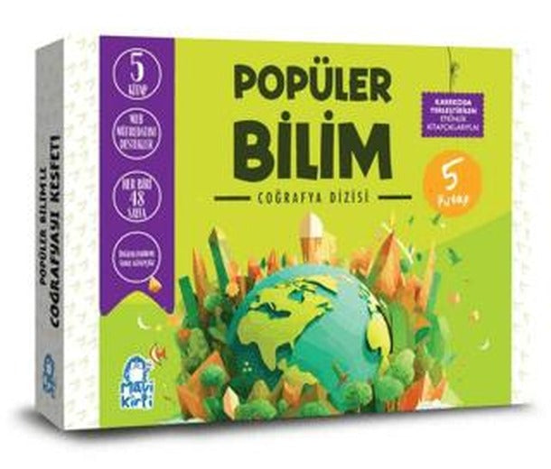 Popüler Bilim Coğrafya Set (5 Kitap) | Mavi Kirpi Yayınları (Ciltsiz)