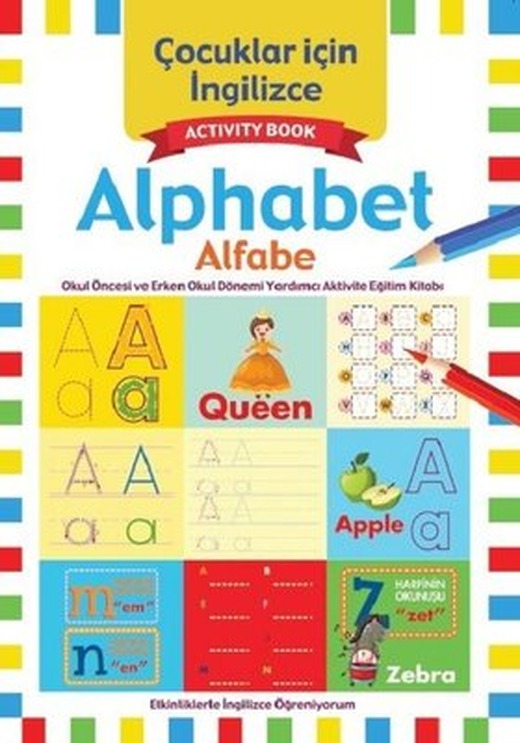 Çocuklar için İngilizce: Alphabet-Alfabe | Koloni Çocuk Yayınları
