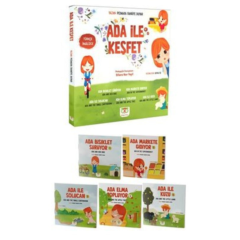 Ada İle Keşfet Serisi Seti - 5 Kitap Takım | Bilge Kuş Yayınları (İnce Kapak)
