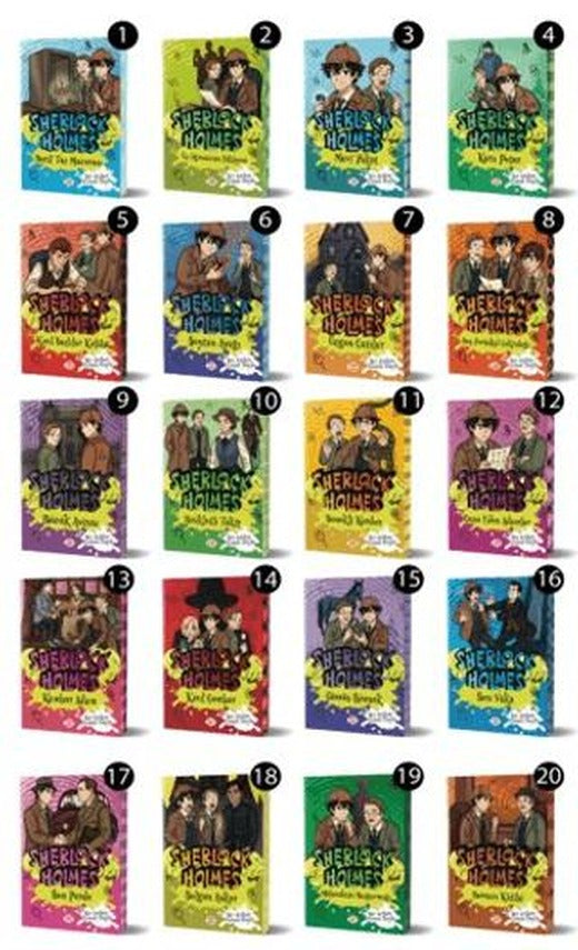 Çocuklar İçin Sherlock Holmes – 20 Kitap Takım | Dokuz Çocuk (Ciltsiz)