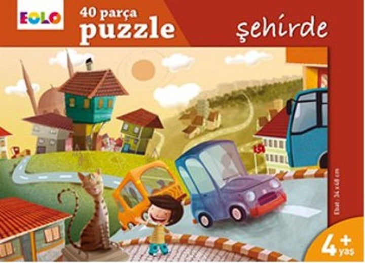Eolo 40 Parça Puzzle - Şehirde | Eolo