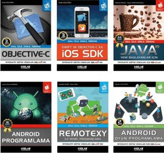 Mobil Programlama Uzmanlık Seti 3 (6 Kitap Takım) | Kodlab Yayın Dağıtım (Ciltsiz)
