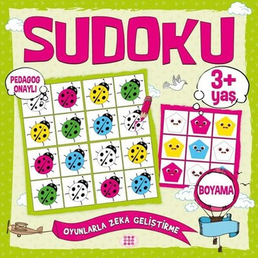 Çocuklar İçin Sudoku - Boyama 3+Yaş | Dokuz Yayınları