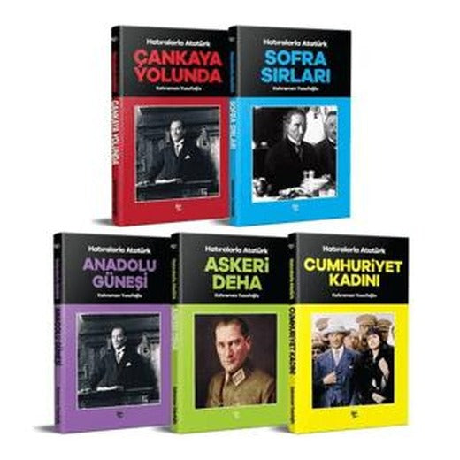 Hatıralarla Atatürk Seti (5 Kitap) | Halk Kitabevi (Ciltsiz)