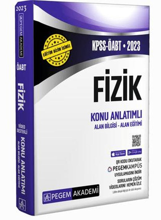 2023 KPSS ÖABT Fizik Konu Anlatımlı | Pegem Akademi Yayıncılık (Ciltsiz)