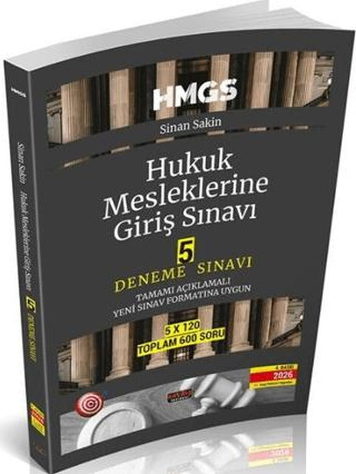 HMGS Hukuk Mesleklerine Giriş Sınavı 5 Deneme Sınavı