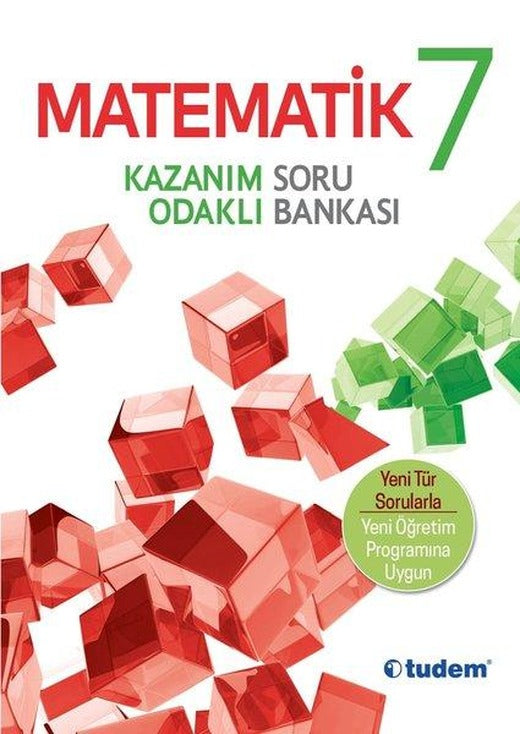 7.Sınıf Matematik Kazanım Odaklı Soru Bankası | Tudem Yayınları - Ders Kitapları (İnce Kapak)