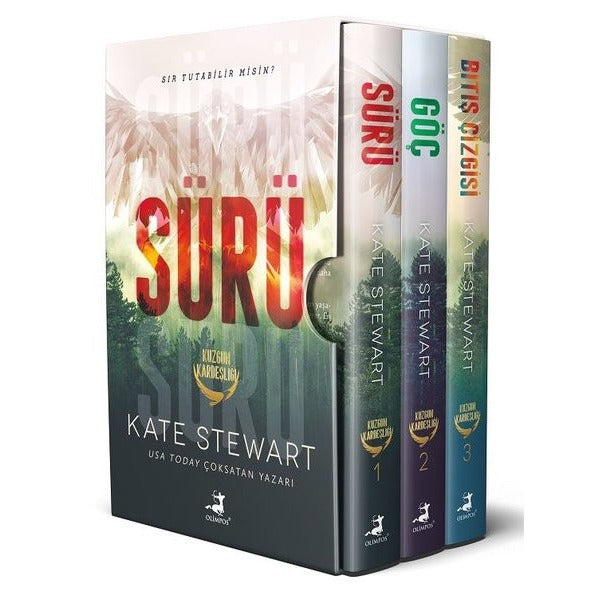 Kuzgun Kardeşliği Serisi Seti - 3 Kitap Takım - Kutulu | Olimpos Yayınları (İnce Kapak)