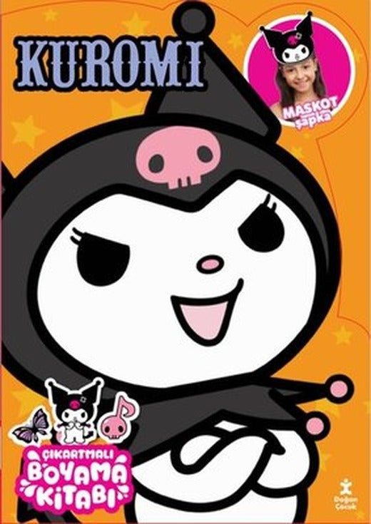 Kuromi - Çıkartmalı Boyama Kitabı - Maskot Şapka | Doğan Çocuk