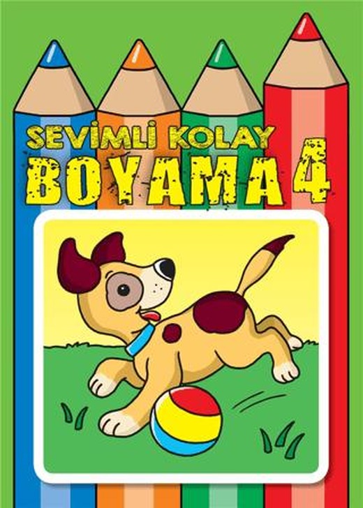 Sevimli Kolay Boyama 4 | Parıltı Yayınları (Ciltsiz)