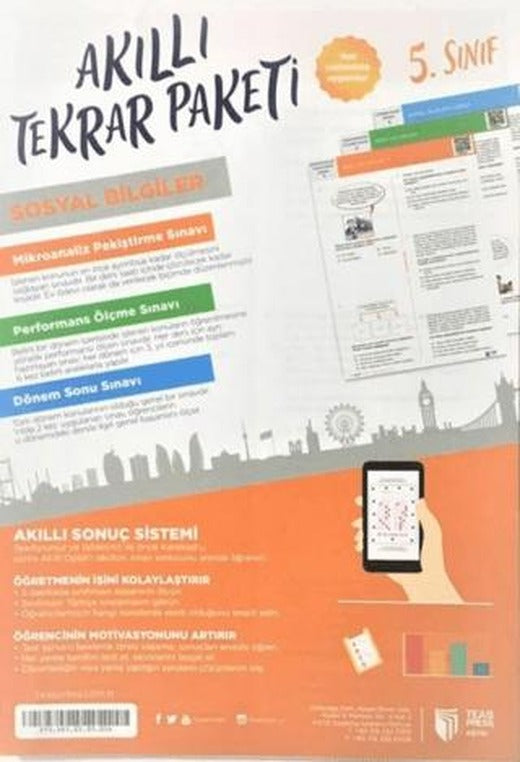 5. Sınıf Sosyal Bilgiler Akıllı Tekrar Paketleri | Teas Press (Ciltsiz)