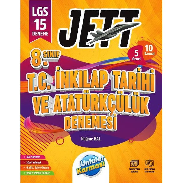 8. Sınıf Jett T.C İnkılap Tarihi ve Atatürkçülük 15 Deneme
