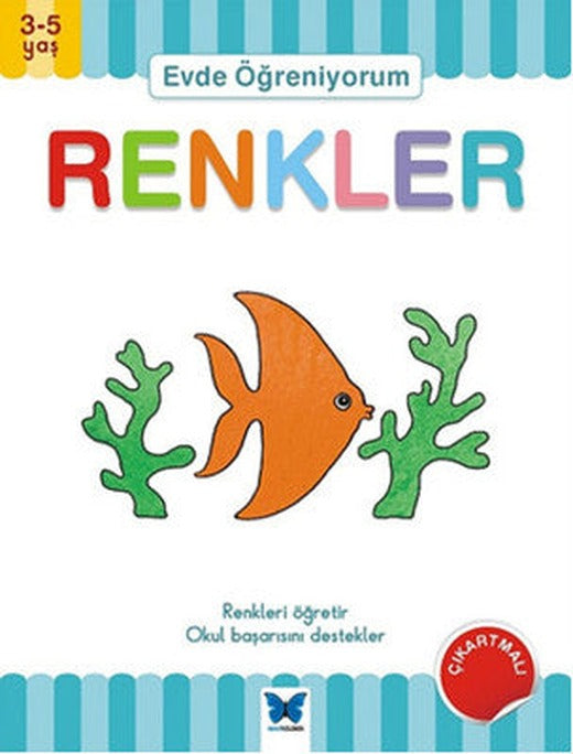 Evde Öğreniyorum - Renkler | Mavi Kelebek