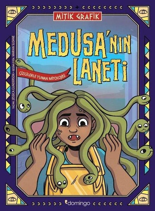 Medusa'nın Laneti - Çizgilerle Yunan Mitolojisi | Domingo Yayınevi (İnce Kapak)