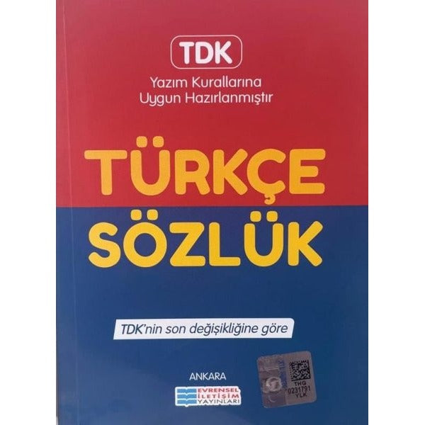 TDK Uyumlu Türkçe Sözlük | Evrensel İletişim Yayınları (Cep Boy)