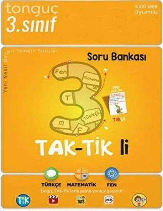 3. Sınıf Taktikli Soru Bankası | Tonguç Akademi (İnce Kapak)